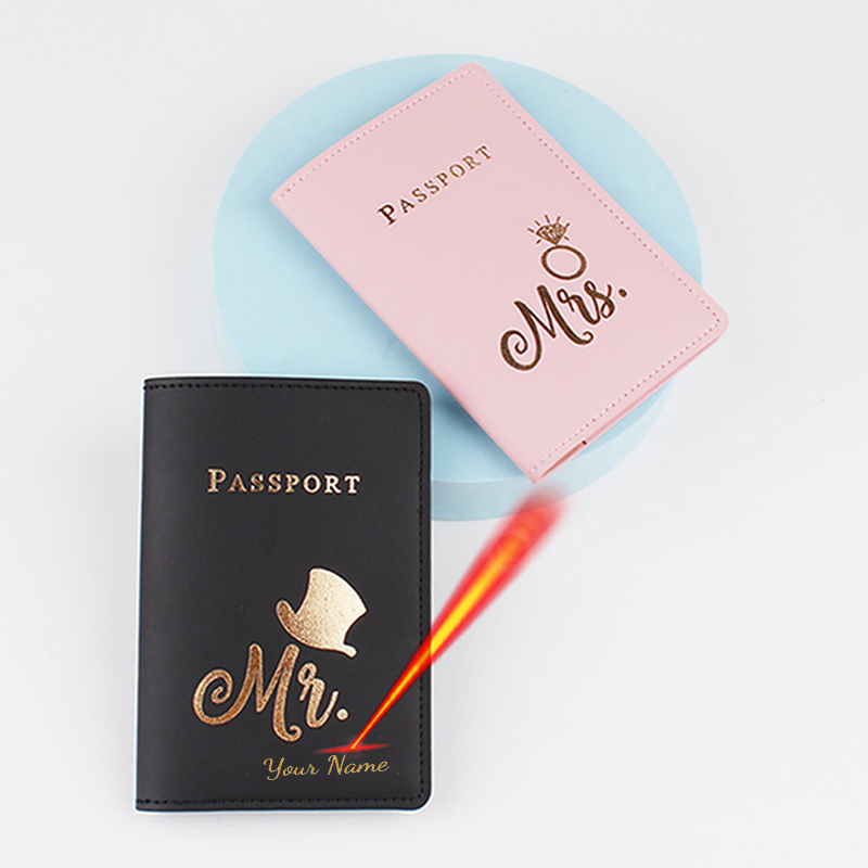 Personalized Name Box - Adını Özelleştir Bay/Bayan Logo Pasaport Kapağı