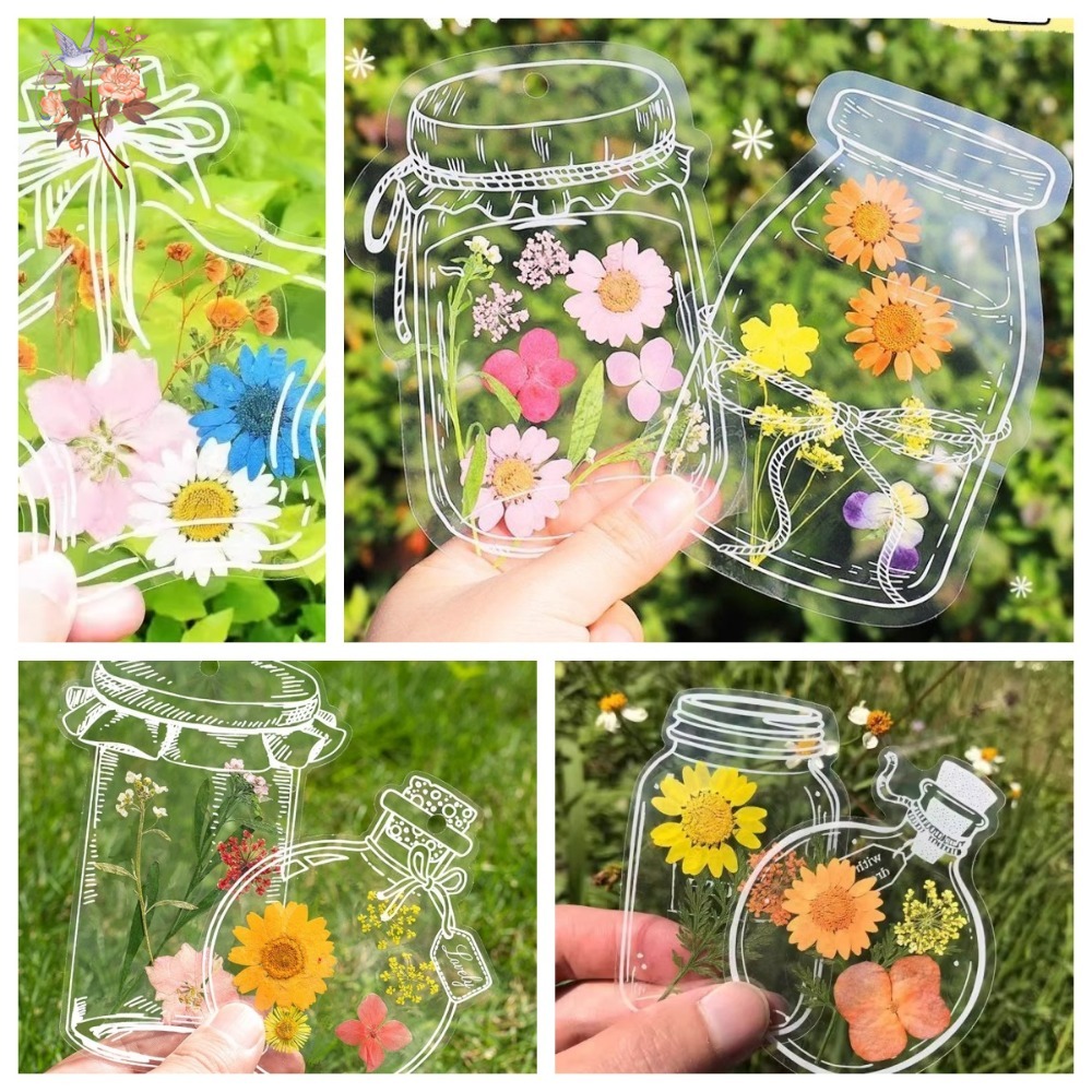 Dried Flower Bookmark - El Yapımı Preslenmiş Kurutulmuş Çiçekler Kitap