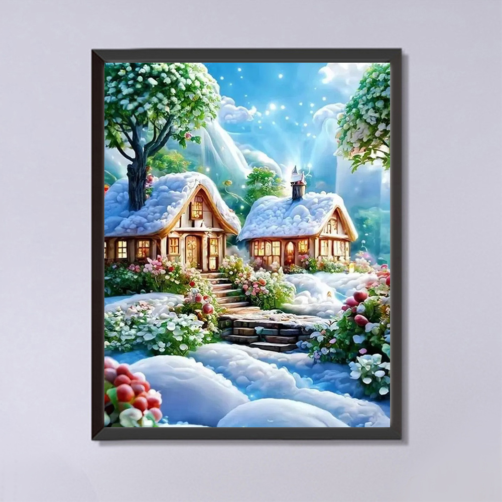 Momoart elmas boyama ev manzar - Photo Mosaic Print incelemesi ve fiyatı