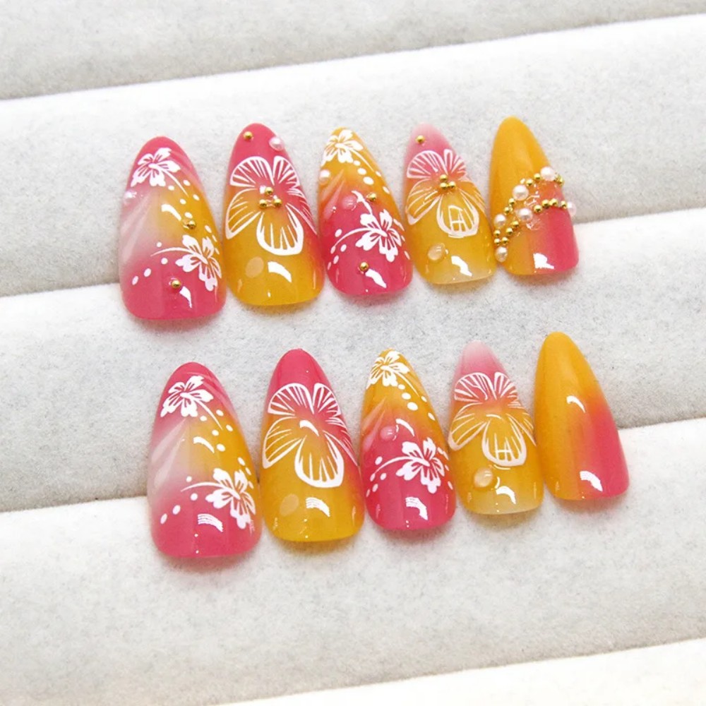 24 Adet Pembe Gradyan Badem Şe - Pressed Flower Art incelemesi ve fiyatı