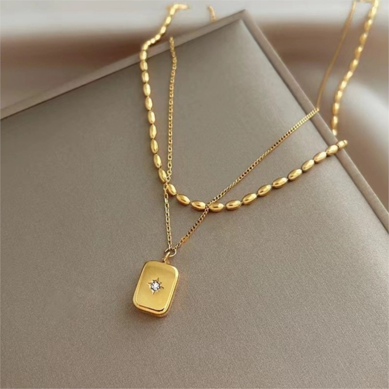 ANENJERY 316L Paslanmaz Çelik  - Birth Flower Necklace incelemesi ve fiyatı