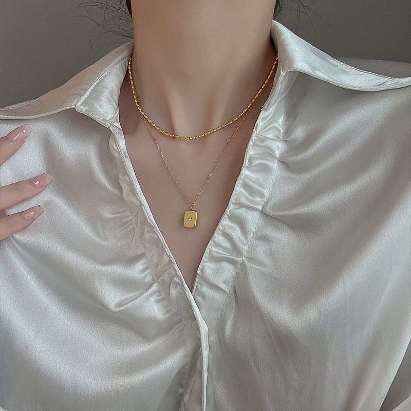 ANENJERY 316L Paslanmaz Çelik  - Birth Flower Necklace incelemesi ve fiyatı