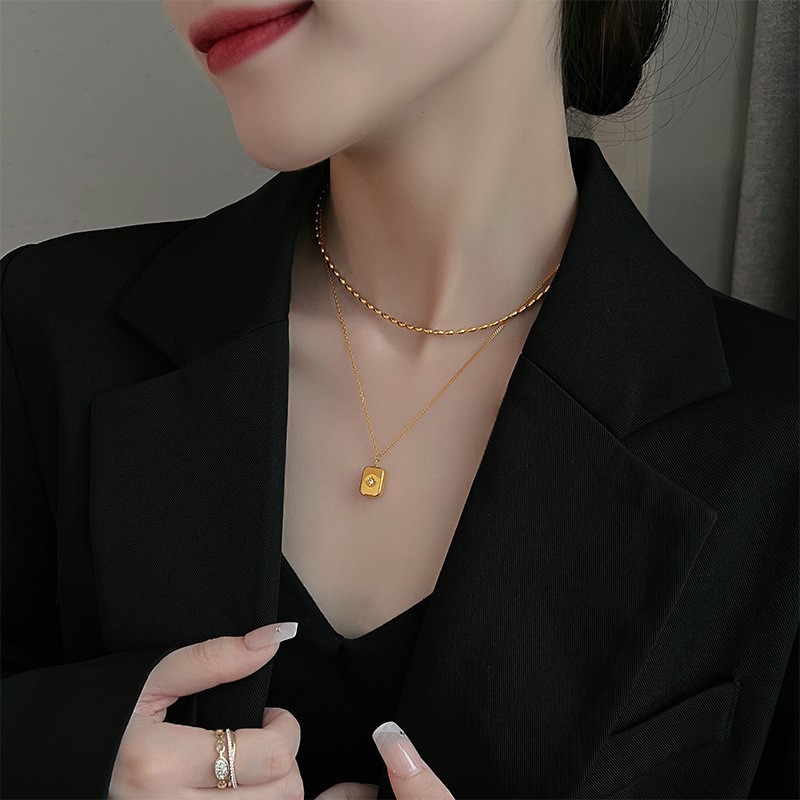 ANENJERY 316L Paslanmaz Çelik  - Birth Flower Necklace incelemesi ve fiyatı