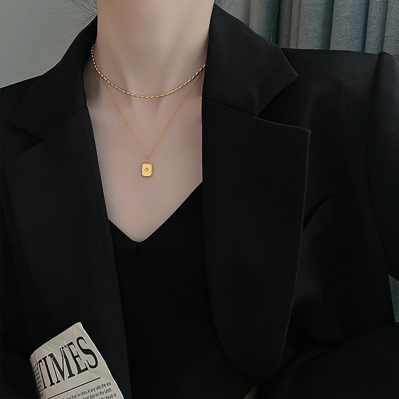 ANENJERY 316L Paslanmaz Çelik  - Birth Flower Necklace incelemesi ve fiyatı
